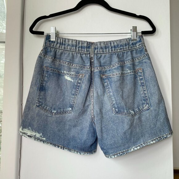 NWT Rag & Bone Miramar Cotton Walking Jean Shorts Blue Small - Picture 7 of 13